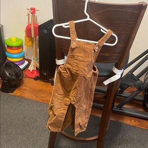 Quincy Mae Tan Corduroy Overalls
